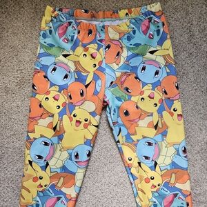 Pokemon x Undergirl Colorful Stretchy Gen 1 Leggings size M/L